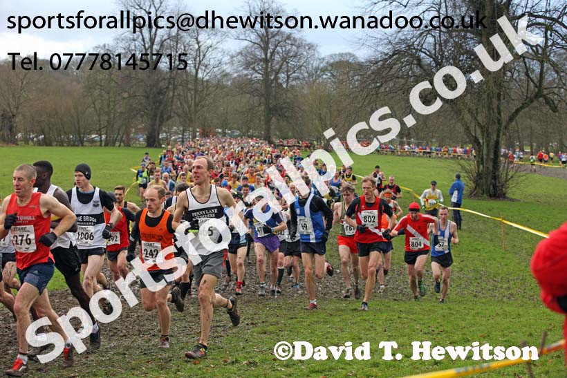Senior mens Northern Cross Country Champs., Witton Park, Blackburn. Photo: David T. Hewitson/Sports for All Pics